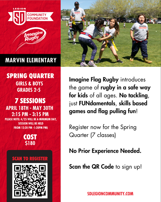 Marvin Elementary Flag Rugby After School Program